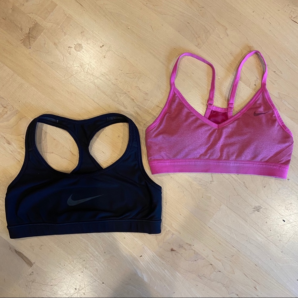 Bundle Black /Pink Sports Bras Nike